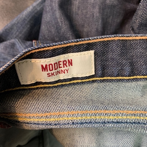 BANANA REPUBLIC MODERN SKINNY Dark Wash Jeans  10 - Picture 12 of 16